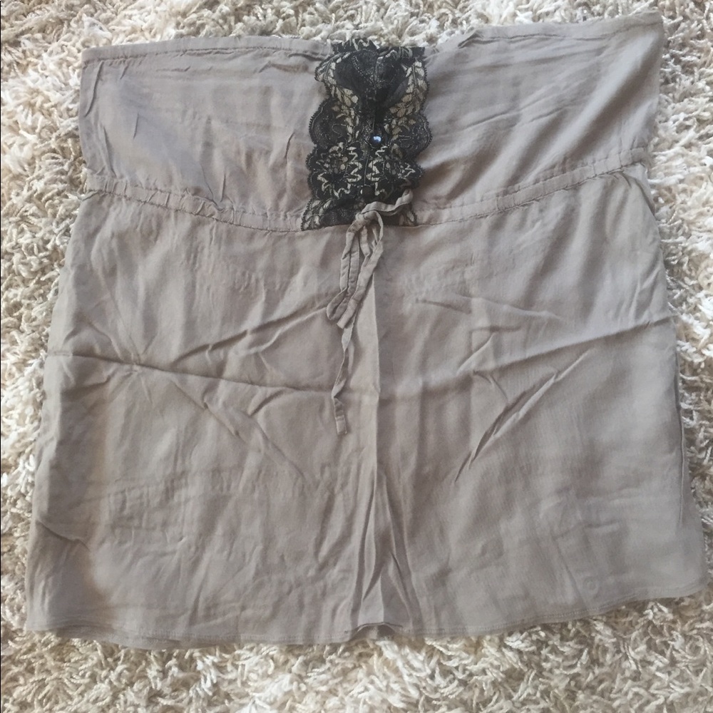 Daytrip Strapless Top, Size Large